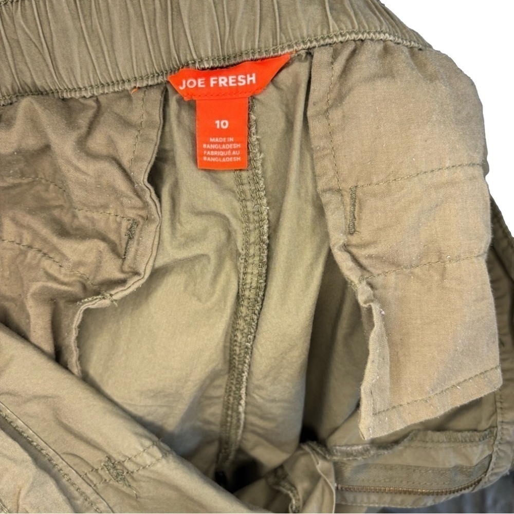 Joe Fresh Green Cargo Pants Size 10 - Picture 4 of 4